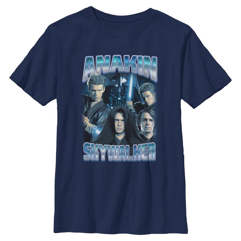 Boys Star Wars Anakin Skywalker Collage T Shirt
