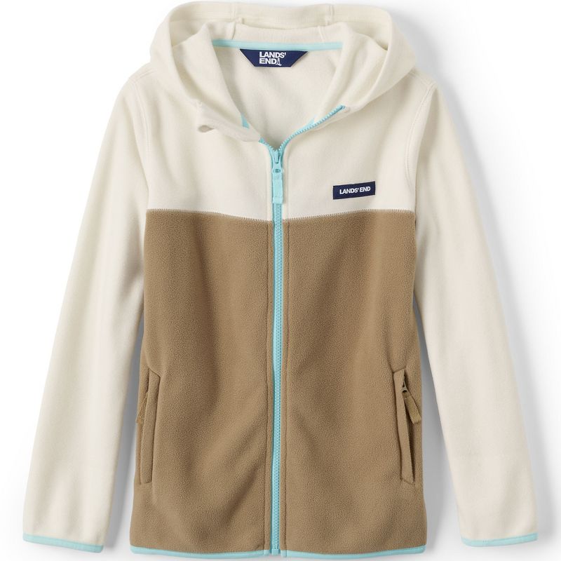 Lands' End Kids Fleece Full Zip Jacket with Hood