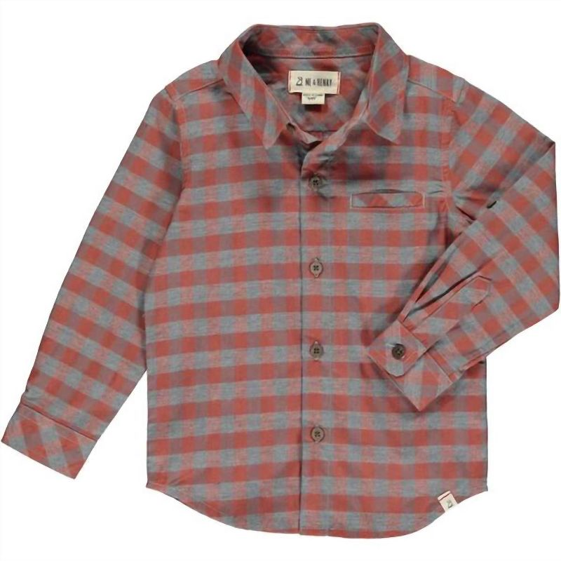 Boy's Atwood Boys Woven Long Sleeve Shirt - Select Size - ME & HENRY