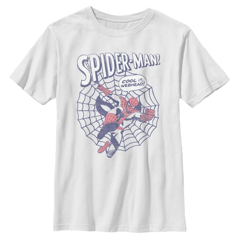 Boys Marvel: Spider-Man Cool It Webhead T Shirt