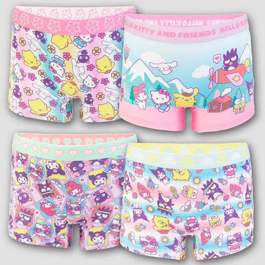Girls' Hello Kitty & Friends 4pk Underwear