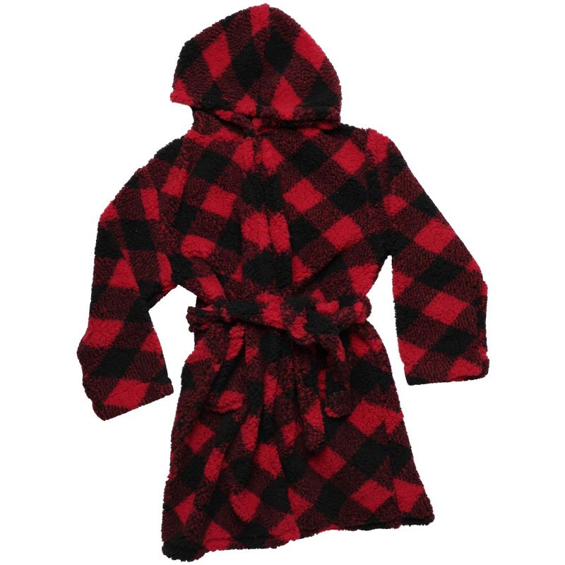 Just Love Hooded Plush Fleece Robe for Girls