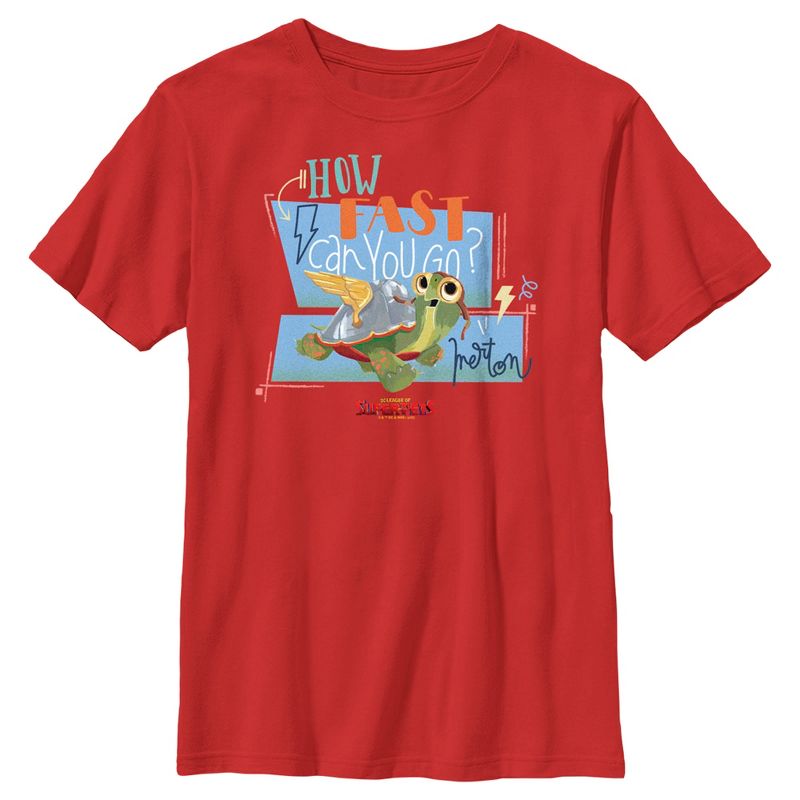 Boy's DC League of Super-Pets Merton How Fast Can You Go? T-Shirt