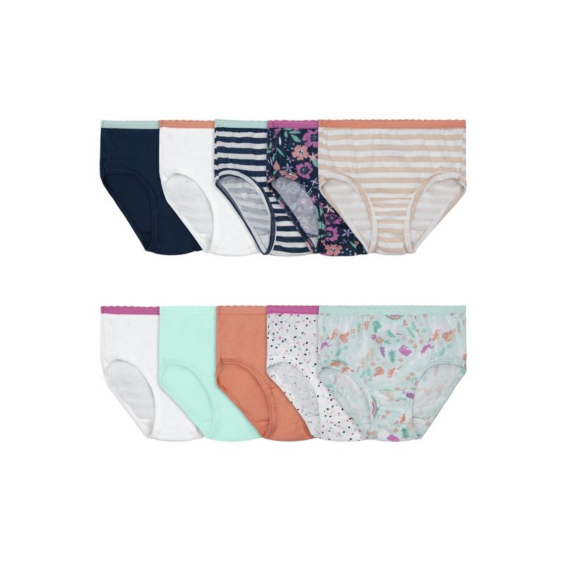 Fruit Of the Loom Toddler Girls'Eversoft¨Ê Brief Underwear,10 Pack