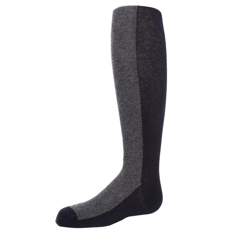 Memoi Girls' Color Blocked Cotton Tights