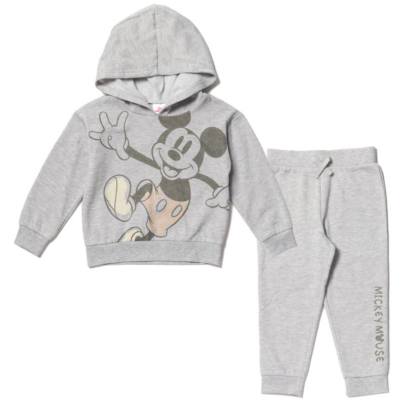 Disney Mickey Mouse Baby Fleece Pullover Hoodie and Jogger Pants Set Infant