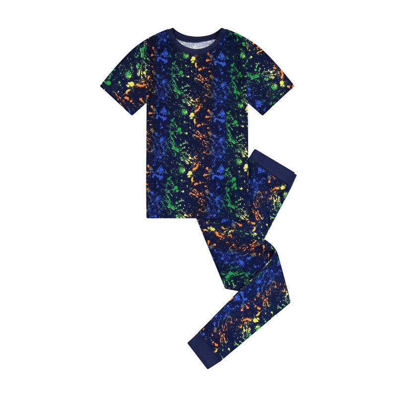 Sleep On It Boys 2-Piece Super Soft Jersey Snug-Fit Pajama Set - Toddler Pajamas to Boys Pajama Sets