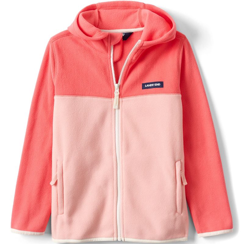 Lands' End Kids Fleece Full Zip Jacket with Hood