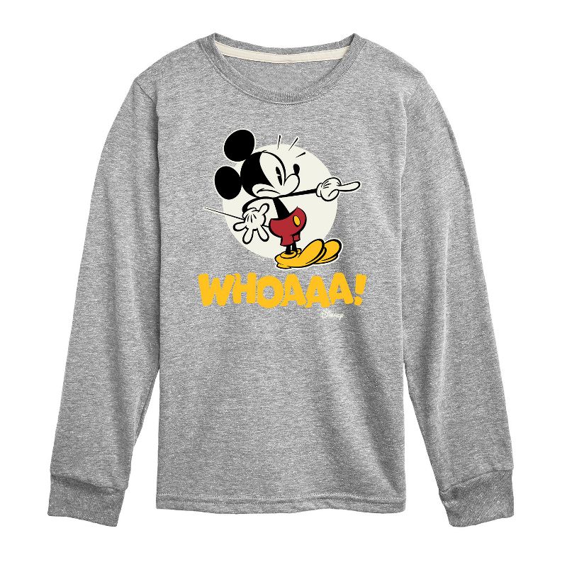Boys' - Disney - Mickey Mouse Long Sleeve Graphic T-Shirt