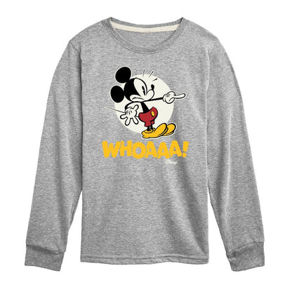 Boys' - Disney - Mickey Mouse Long Sleeve Graphic T-Shirt