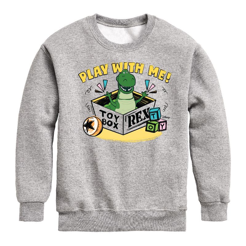 Boys' - Disney - Play With Me Graphic Long Sleeve Fleece Sweatshirt