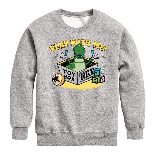 Boys' - Disney - Play With Me Graphic Long Sleeve Fleece Sweatshirt