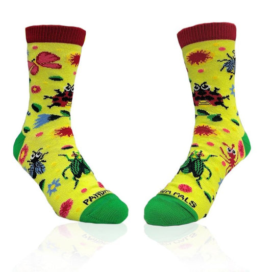 Garden Insect Party Socks from the Sock Panda (Ages 3-7)