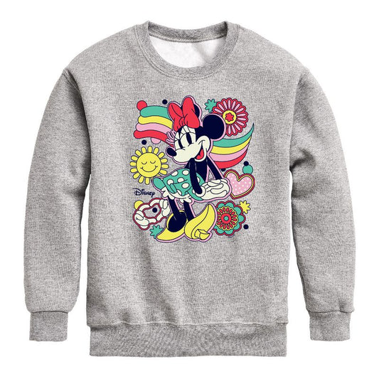 Boys' - Disney - Mickey & Friends Graphic Long Sleeve Fleece Sweatshirt