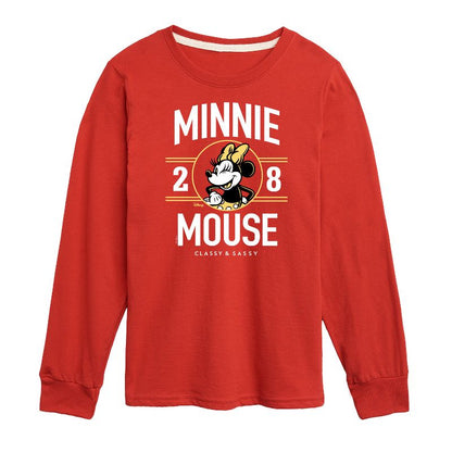 Boys' - Disney - Minnie Mouse Long Sleeve Graphic T-Shirt
