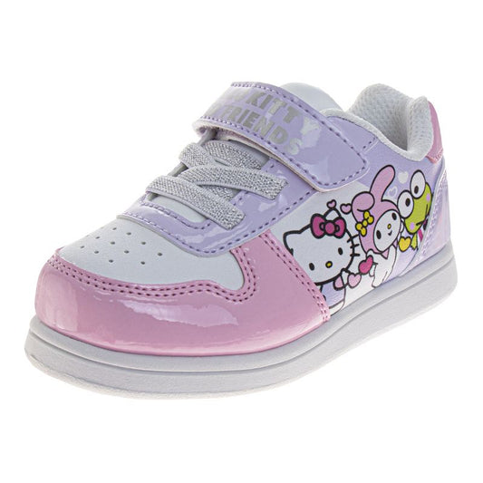 Sanrio Hello Kitty Sneakers for Girls - Lightweight Athletic Breathable Casual Shoes (Toddler)