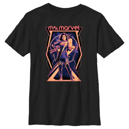 Boy's The Marvels Ms. Marvel Portrait T-Shirt