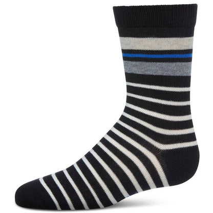 Memoi Boys' Striped Crew Socks