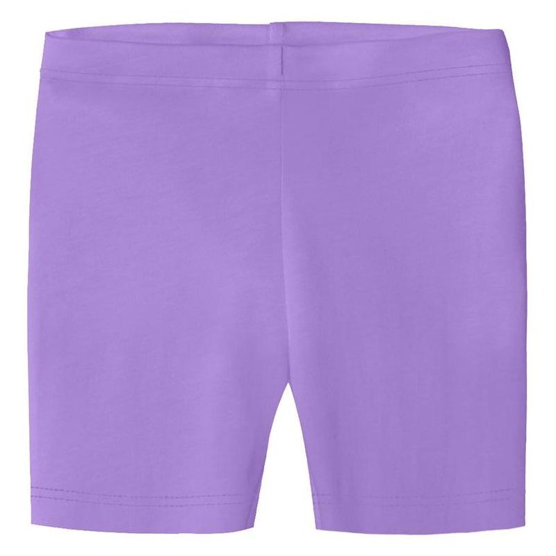 City Threads USA-Made 100% Cotton Girls Soft Bike Shorts