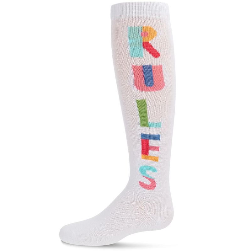 Memoi Camp Rules Girls Knee High Sock