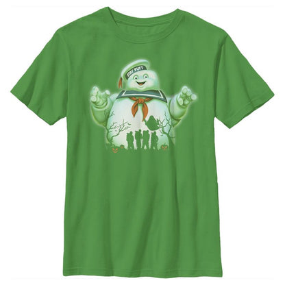تي شيرت رجالي مطبوع عليه صورة Ghostbusters Halloween Stay Puft Marshmallow Man