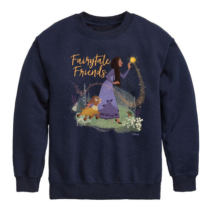 Boys' - Disney - Fairytale Friends Graphic Long Sleeve Fleece Sweatshirt