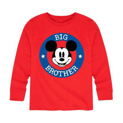 Boys' - Disney - Mickey Big Brother Long Sleeve Graphic T-Shirt