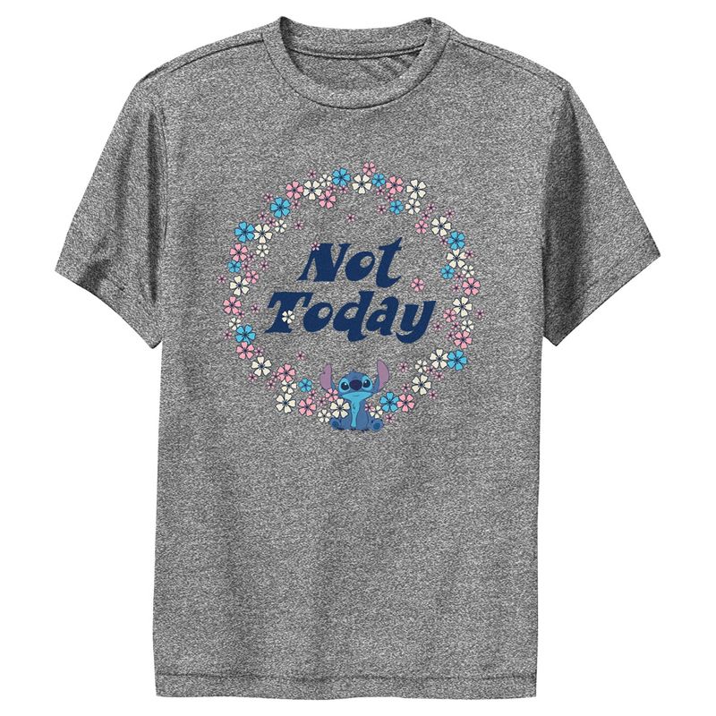 تي شيرت أداء دائري زهري من Lilo &amp; Stitch Not Today للأولاد
