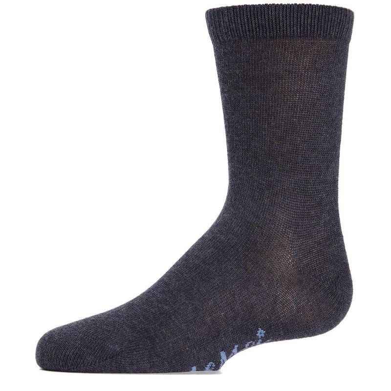 Memoi Kids' Basic Cotton Blend Crew Socks
