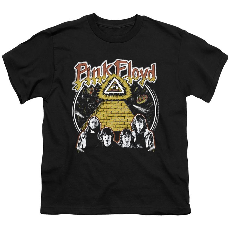 تي شيرت "بينك فلويد" للأولاد بطبعة "عين فضاء"
