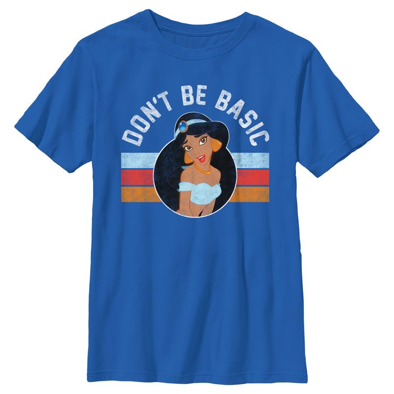 Boy's Aladdin Jasmine Don't Be Basic T-Shirt