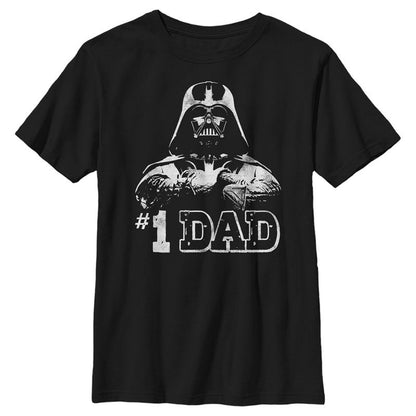 Boy's Star Wars Darth Vader #1 Dad T-Shirt