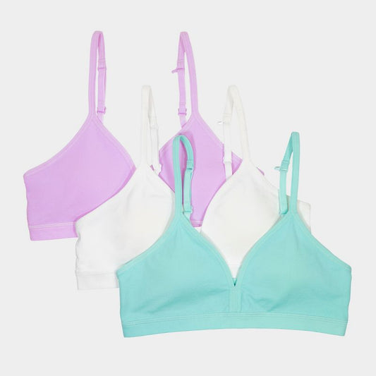 Fruit of the Loom Girls 3PK Seamless Bralette