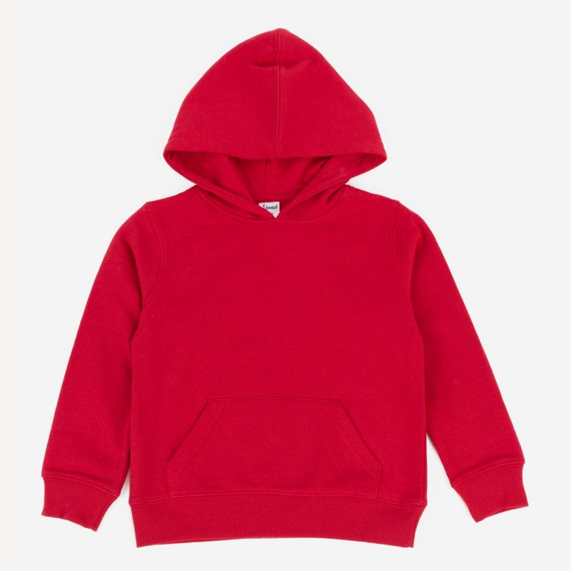 Leveret Kids Hooded Sweatshirt - Kids Hoodie Pullover Sweatshirt- With Kangaroo Pocket - Classic Solid Color