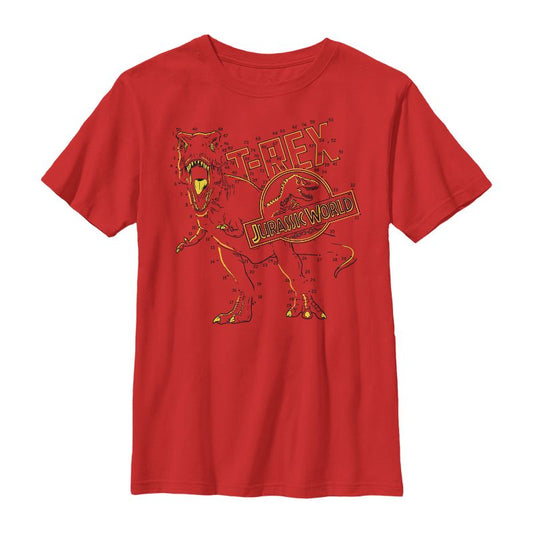 Boy's Jurassic World T. Rex Connect the Dots T-Shirt