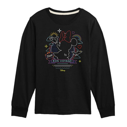 Boys' - Disney - Minnie Mouse Long Sleeve Graphic T-Shirt