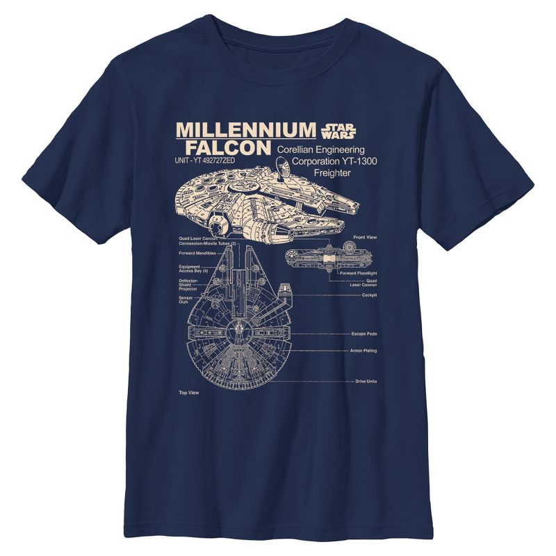 Boys Star Wars Corellian Freighter T Shirt