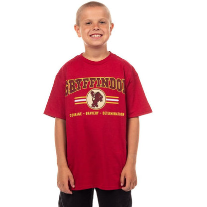 Seven Times Six Harry Potter T-Shirt Boy's Gryffindor Lion Design Graphic Tee