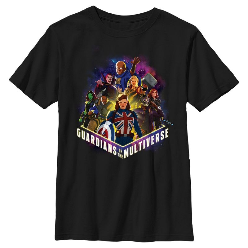 Boy's Marvel What if…? Guardians of the Multiverse T-Shirt