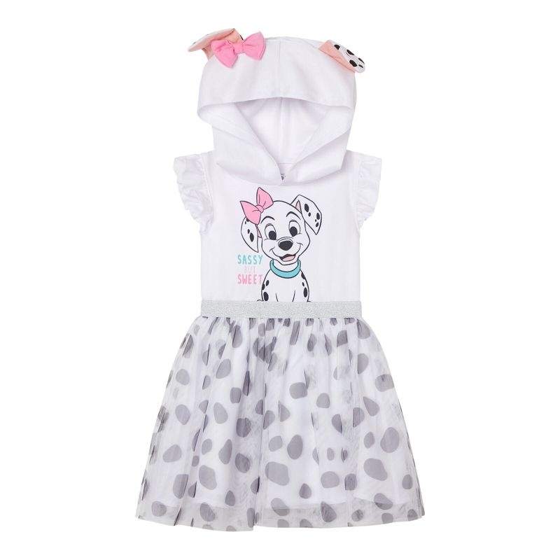 فستان شبكي للبنات من ديزني ليلو وستيتش ميني ماوس، مناسب للأطفال الصغار والكبار