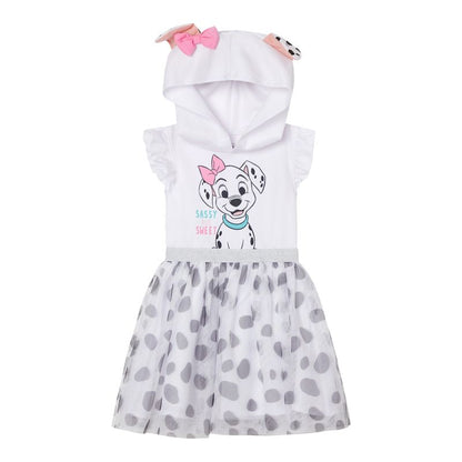 فستان شبكي للبنات من ديزني ليلو وستيتش ميني ماوس، مناسب للأطفال الصغار والكبار