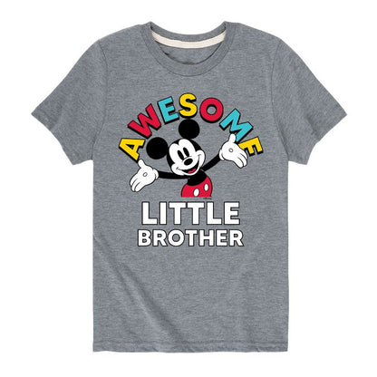 Boys' - Disney - Awesome Little Brother Short Sleeve Graphic T-Shirt