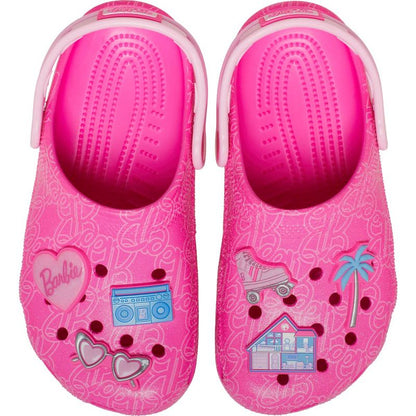 Crocs Kids Mattel Pink Barbie Classic Clogs