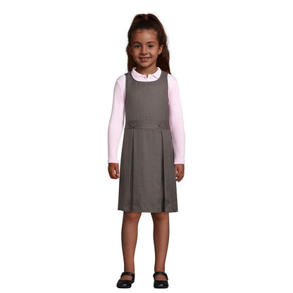 Lands' End Kids Uniform Solid Jumper