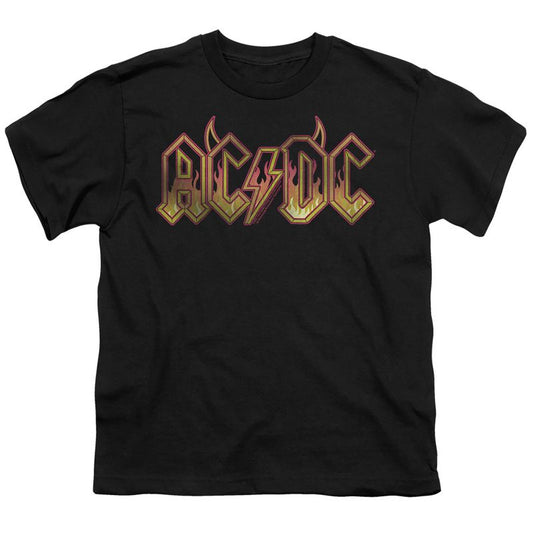 تي شيرت بشعار ACDC Fire للأولاد