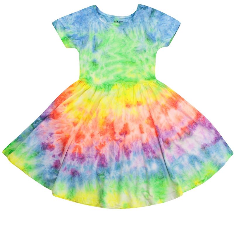 Just Love Girls Twirl Dress Girls Short Sleeve Twirly Skater Dress