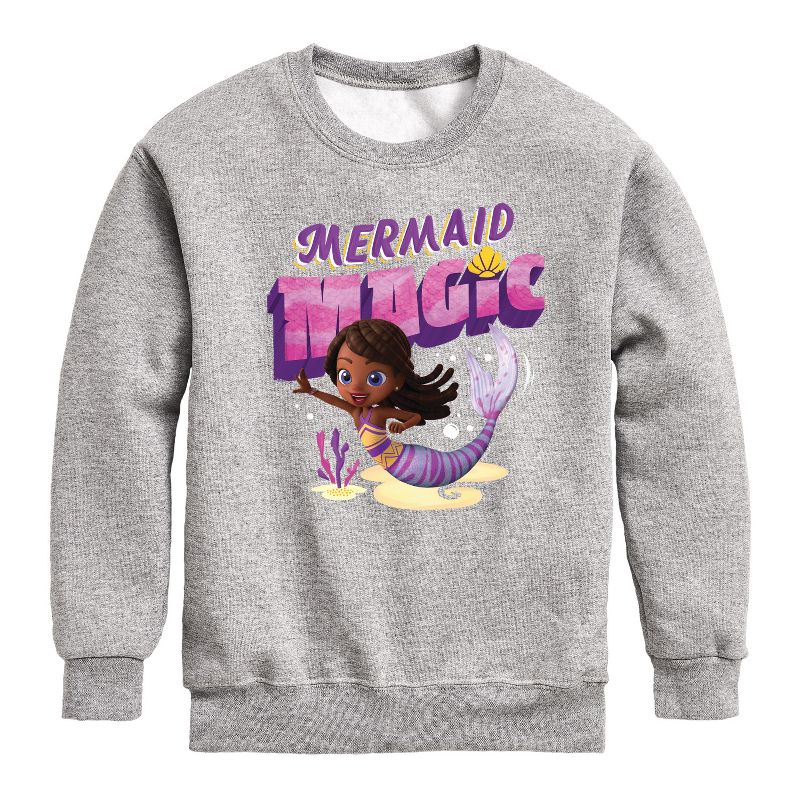Boys' - Santiago of The Seas - Mermaid Magic Graphic Long Sleeve Fleece Sweatshirt