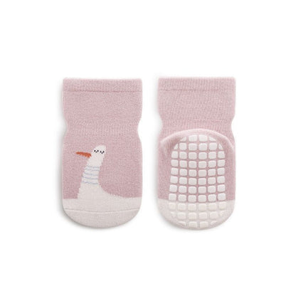MyKids-Usa Baby Cartoon And Striped Pattern Non-Slip Design Socks