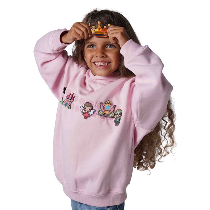 هودي Rabble القابل للتخصيص بشريط فيلكرو - مناسب للجنسين، تُباع الرقع بشكل منفصل