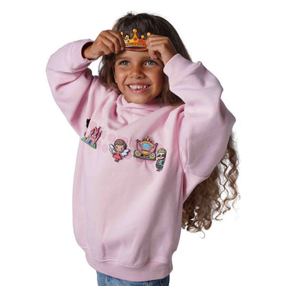 هودي Rabble القابل للتخصيص بشريط فيلكرو - مناسب للجنسين، تُباع الرقع بشكل منفصل